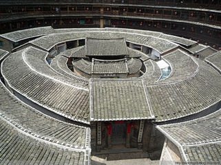 围龙屋-花瓣网|陪你做生活的设计师 | 福建客家围龙屋_360图片