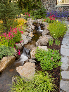 a-庭院-水景小品-花瓣网|陪你做生活的设计师 彩花园 将不同色彩