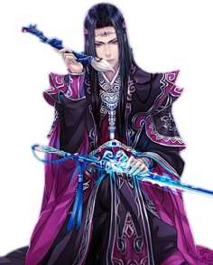 伪·杀阡陌(紫衣紫发男子)