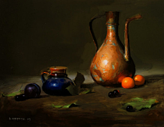 com david cheifetz 油画静物#油画# 1