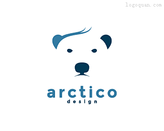 北极熊logo设计