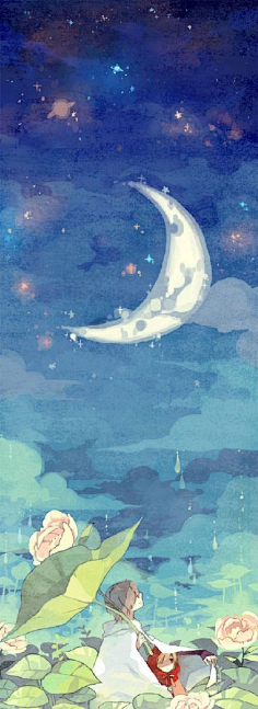 com 月亮的水彩画 5 1 weibo.com