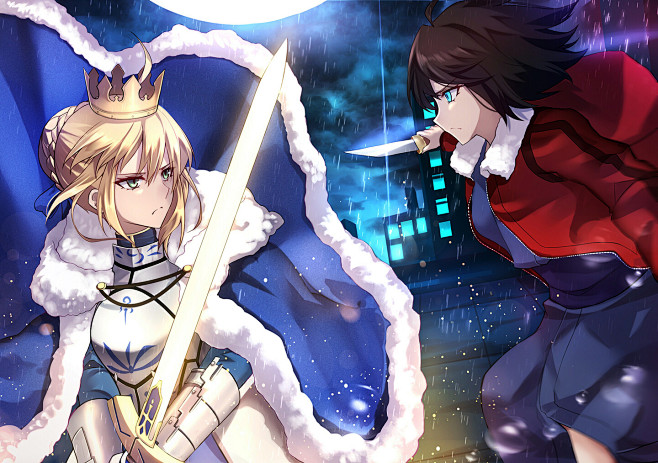 fategrandorder空之境界saber两仪式