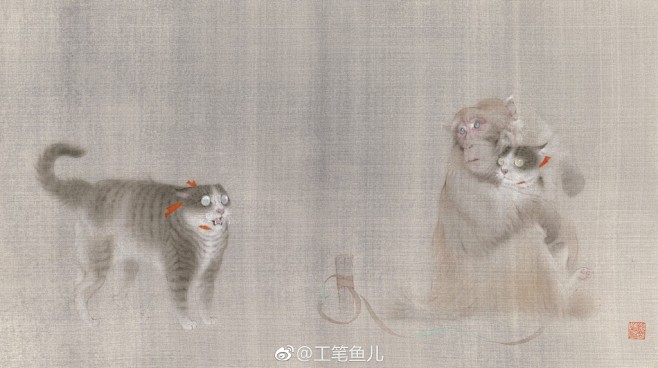 沈宁工笔画