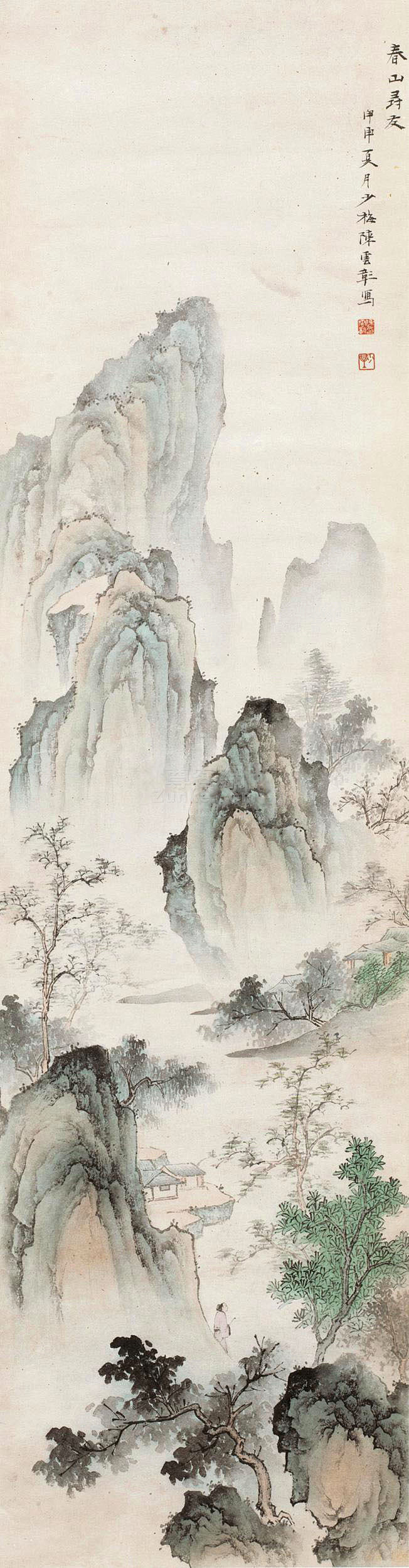 工笔画山水