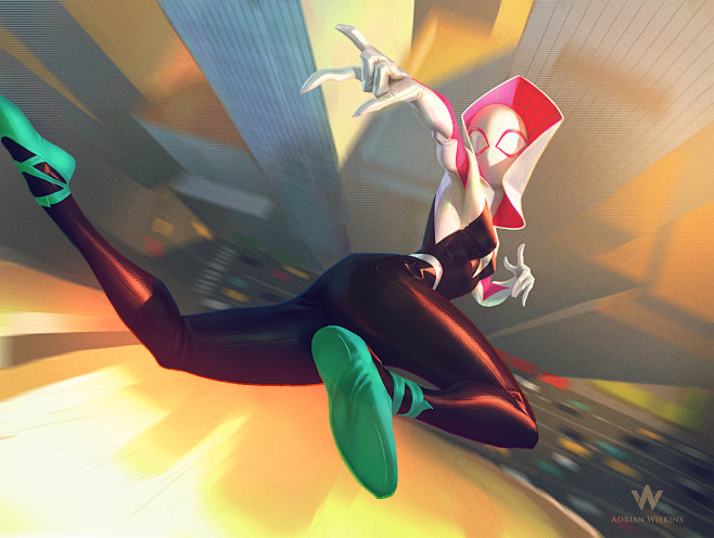 spidergwenadrianwilkinsgocheckthemovieguys
