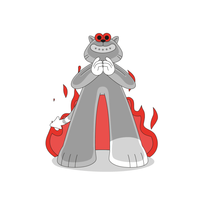 Flaky the Feline sti.