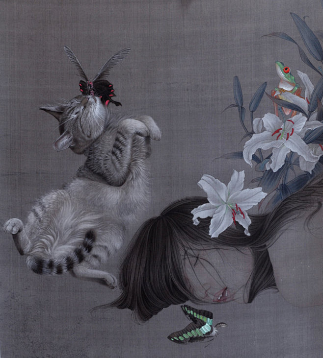 沈宁工笔画