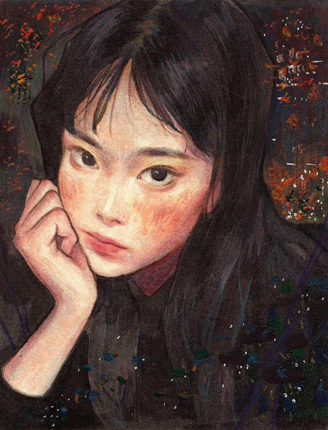 油画肖像