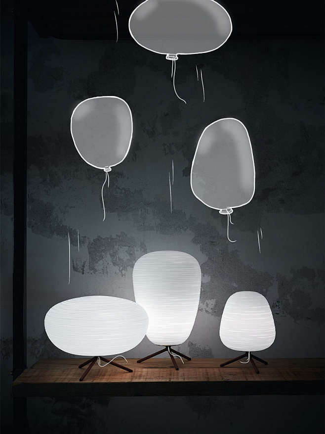 著名灯具的设计灵感解析意大利设计师luccicoreenvisioned在很多灯具