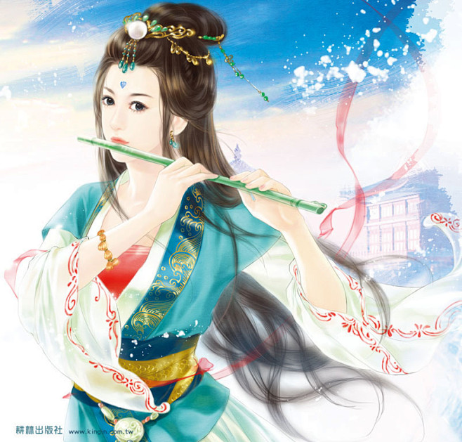 手绘古装美女(千金)