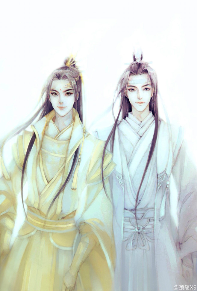 魔道祖师同人手绘萧随绘