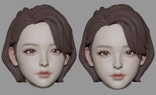 zbrush人头