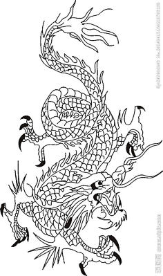因为我懂得采集到b-线稿,白描  采集 nipic.com 盘龙 1 nipic.com