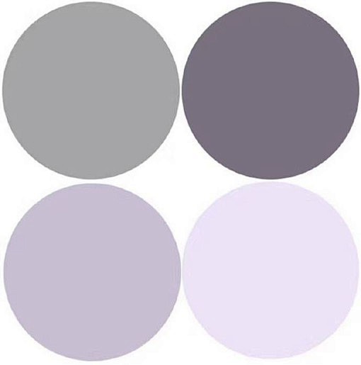 视觉温柔之美的高级灰色调色卡模板图片