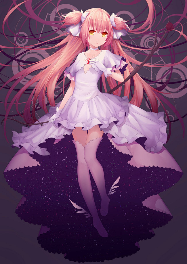 net 魔法少女小圆 鹿目圆 同人图 插画 壁纸 | 圆神~\\(≥▽≤)