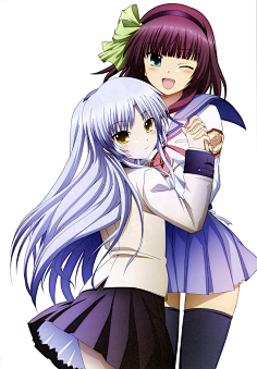 cg游戏资料angelbeats人物壁纸场景设定集原画集