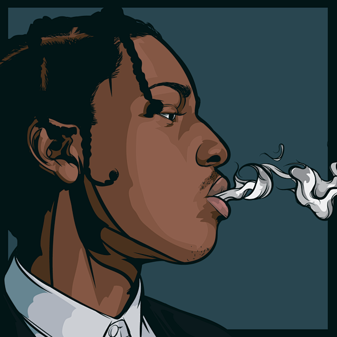 com asap rocky - smoke 1 scaredofmonsters.