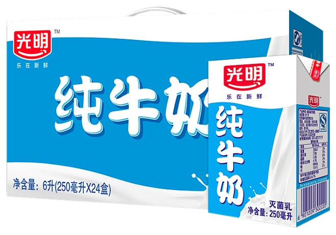 光明纯牛奶