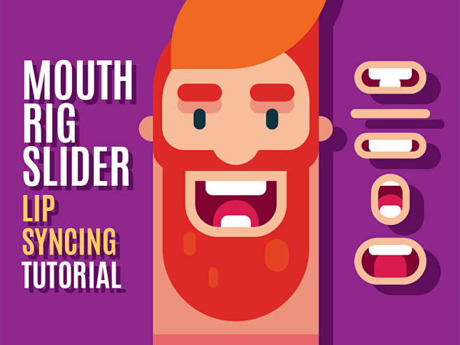 com mouth rig for lip syncing ( 2d animation ) ch. dribbble.