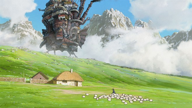 哈尔的移动城堡anime1920x1080myneighbortotorototorostudioghibli