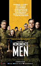 盟军夺宝队 the monuments men 海报