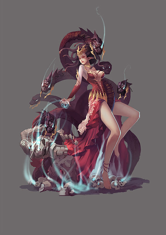原画—旧魔幻,写实,修仙人物
