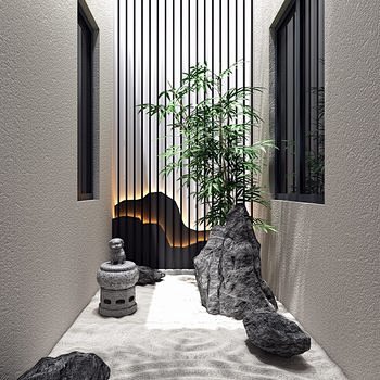 cn 新中式植物景观- 建e网3d模型分享交流平台-3d模型下载-3d模型下载