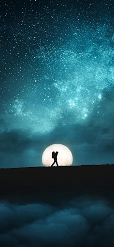 HaleyComet采集到星月夜