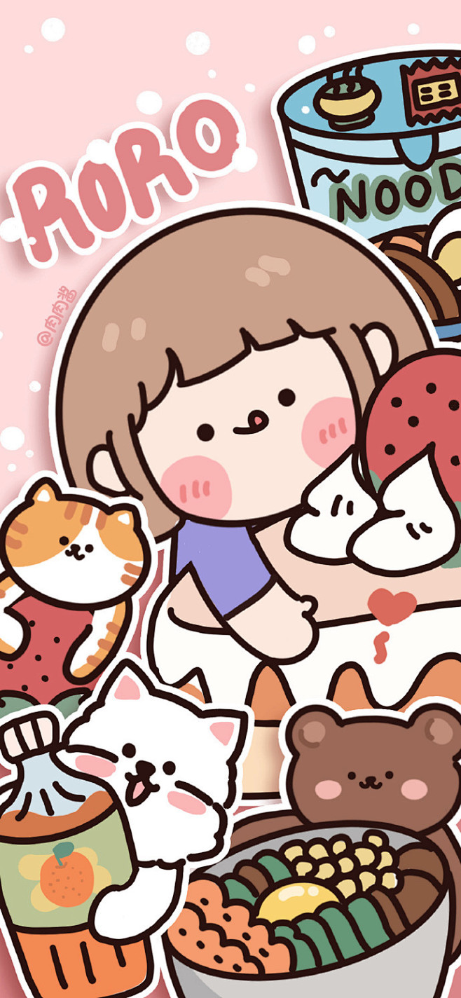 锁屏壁纸# #可爱壁纸#  @roro.