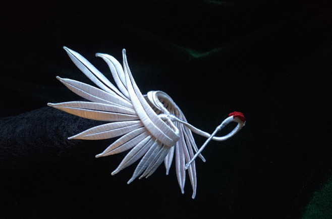 古风汉服发饰缠花三千鸦杀傅九云同款仙鹤发簪淘宝网