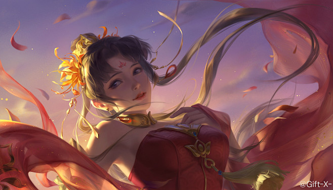 倩女幽魂红衣少女阿初giftx倩女幽魂手游npc红衣少女阿初