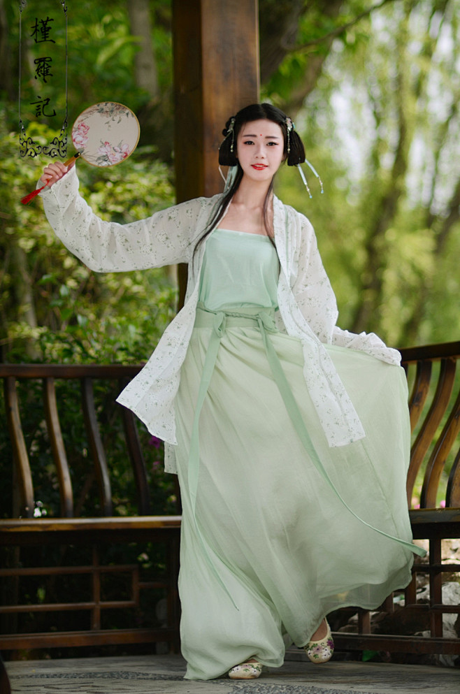 槿罗记汉服女装夏季宋长褙子套装采薇淘宝网