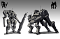 More Mech Sketches, Hanhao Y : Just some Simple Robot/Mech SKtches
