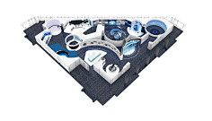 【展厅】平面布置-花瓣网|陪你做生活的设计师 | 间设计有限公司设计