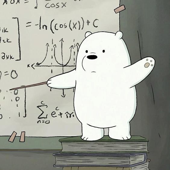 would you let ice bear be your teacher?❄ #icebear #teacher #a