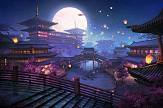 呓!采集到场景/CG【中国风】