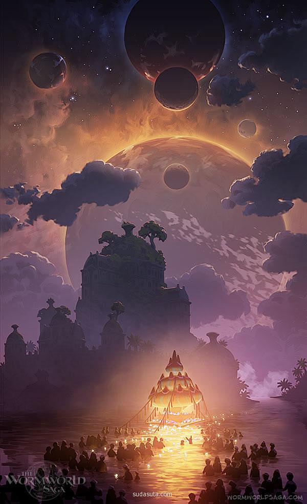 daniel lieske 的魔法世界 童话 梦幻 手绘 儿童插画