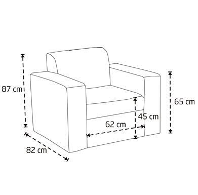 单人沙发尺寸2扶手加厚版