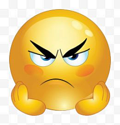 表情愤怒