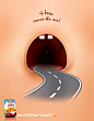 Lezita儿童鸡块食品广告：通往嘴巴的“隧道铁路”