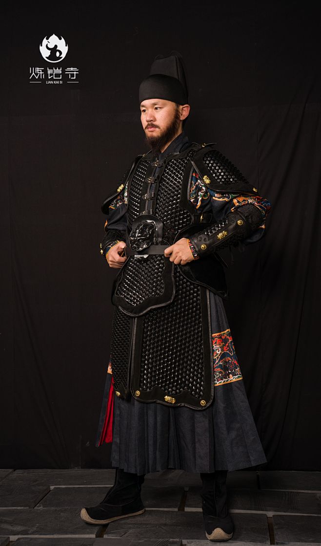 殿前司 炼凯寺授权黑漆直身山文明甲-淘宝.