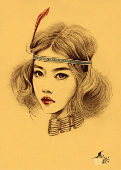 黄丝绿采集到素描