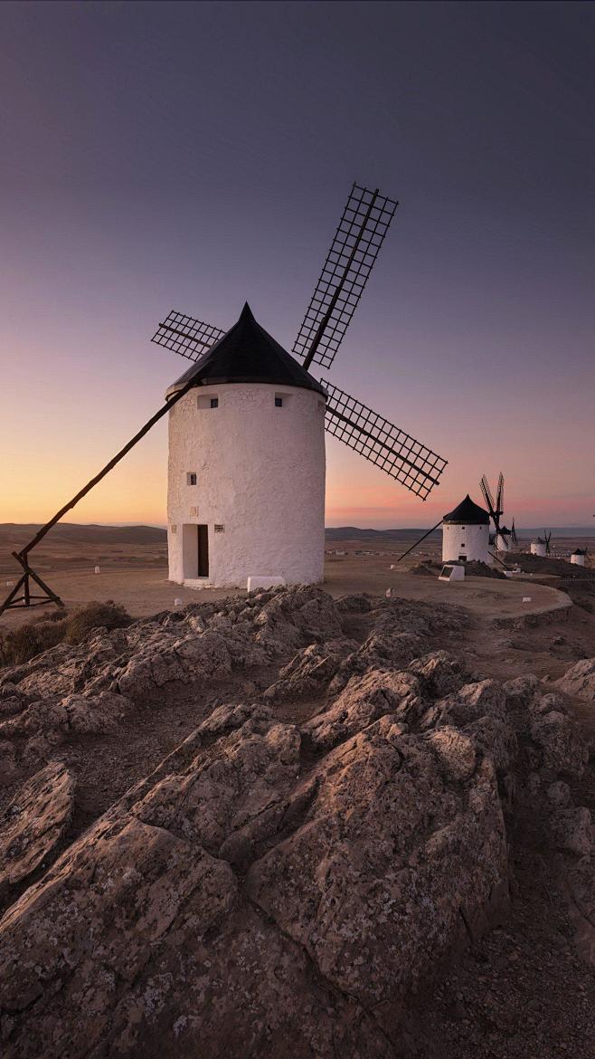 西班牙风车小镇