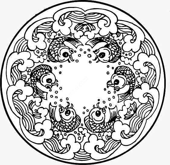 中国传统纹饰png免抠素材_新图网