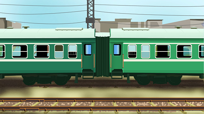绿皮火车