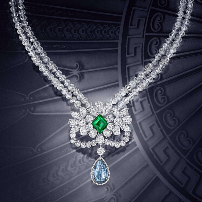 graff水晶钻石项链