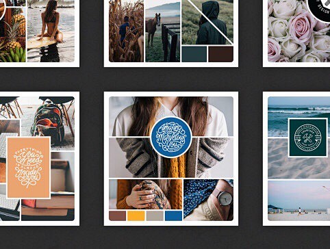 多图排版设计针对不同规格的图片形式给出不同的排版形式超实用