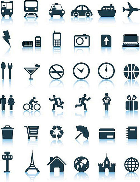 旅行主题icon素材 Icon 视觉中国下吧