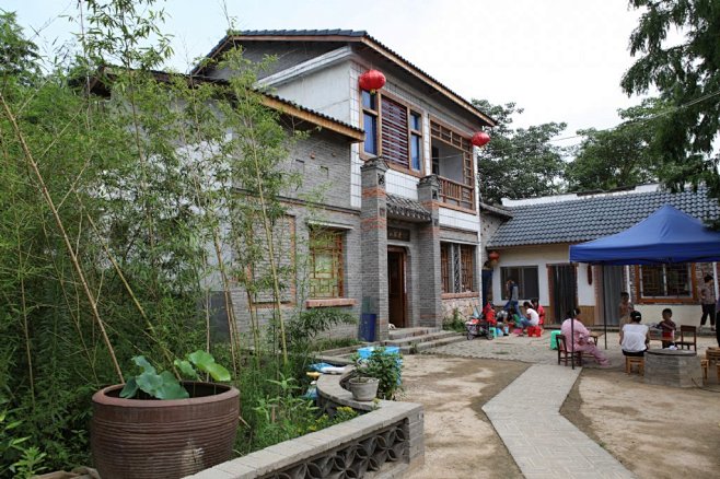 河南农村房子院子图片